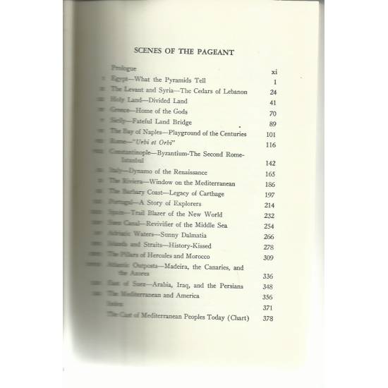 The pageant of the Mediterranean