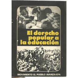 El derecho popular a la educación