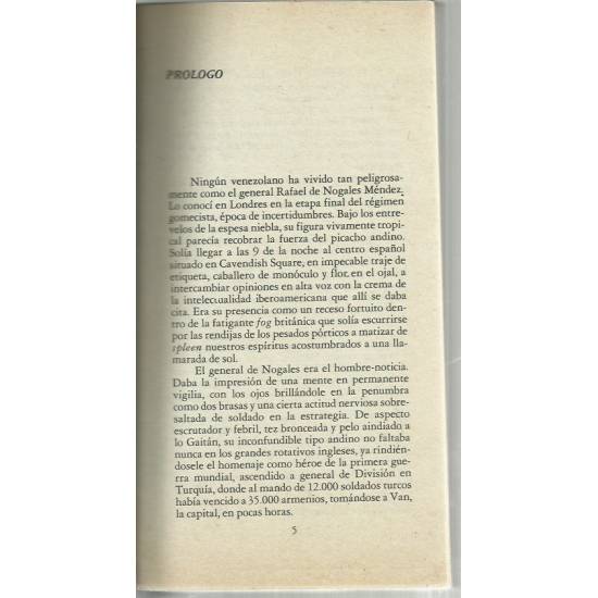 Memorias Rafael de Nogales Méndez Memorias Rafael de Nogales Méndez