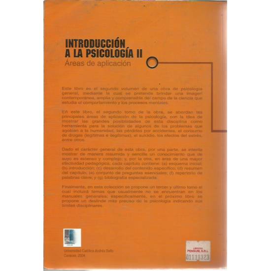 Introducción a la psicología II Areas de aplicación