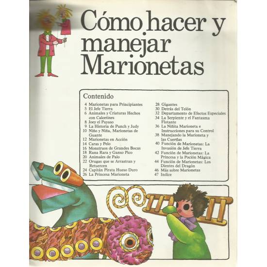 Cómo hacer y manejar marionetas