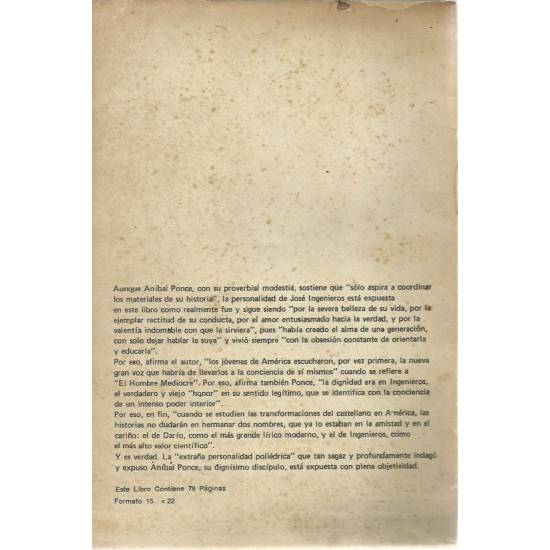 Jose Ingenieros Su vida y su obra