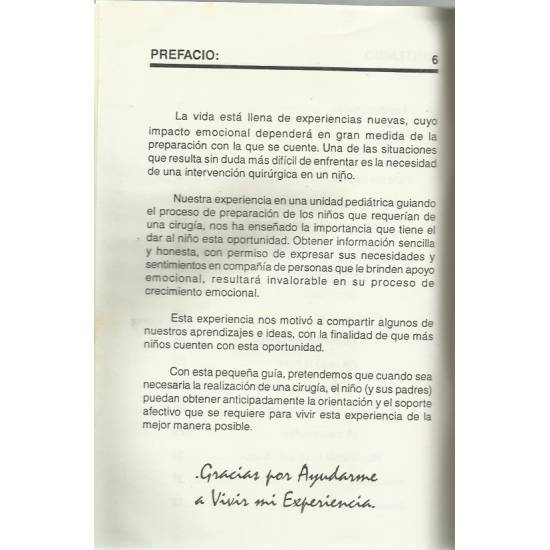 Quiero saber cómo prepararme para mi operación