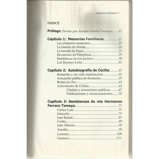 Memorias familiares