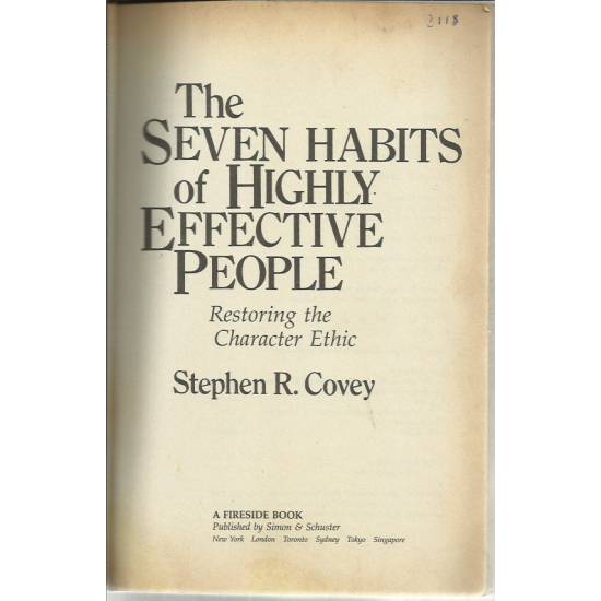 The habits of highly effective people The habits of highly effective people