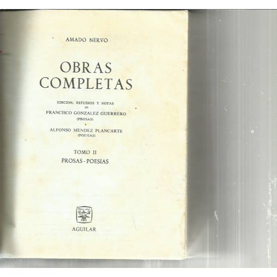Obras completas Tomo 2 Amado Nervo Obras completas Tomo 2 Amado Nervo
