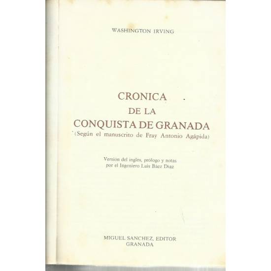 Crónica de la conquista de Granada