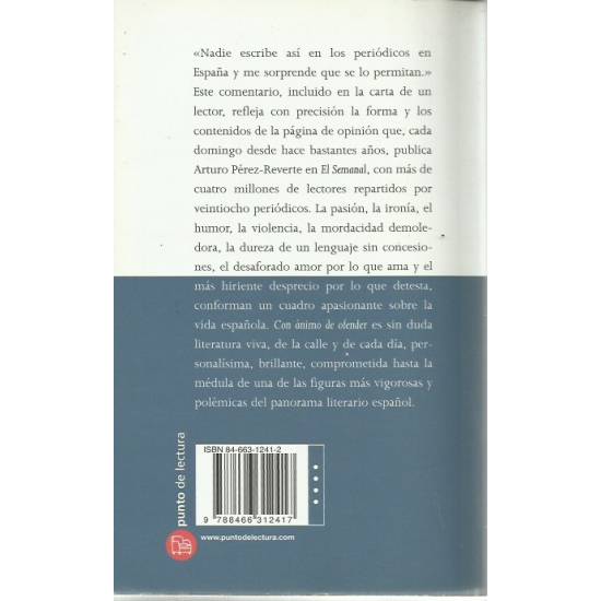 Con ánimo de ofender
