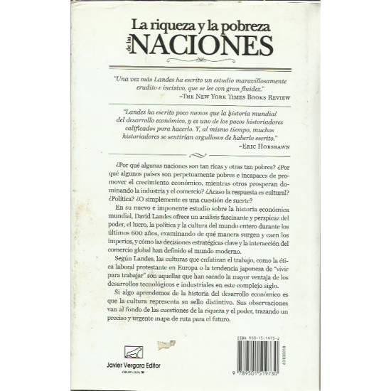 La riqueza y la pobreza de las naciones