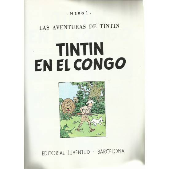 Las aventuras de Tintin Tintin en el Congo
