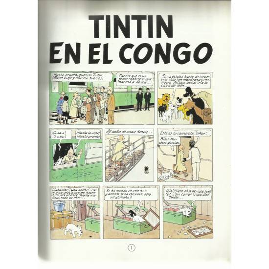 Las aventuras de Tintin Tintin en el Congo