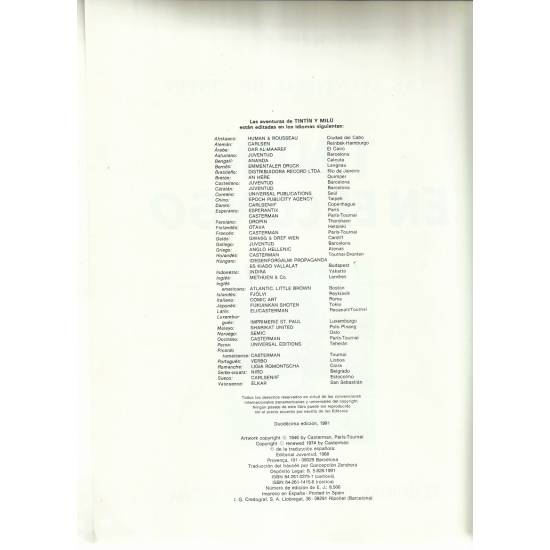 Las aventuras de Tintin Tintin en el Congo