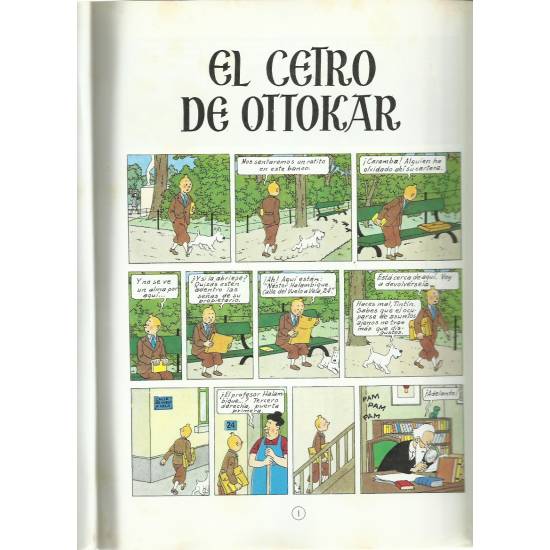 Las aventuras de Tintin El cetro de Ottokar