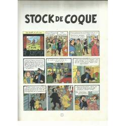 Las aventuras de Tintin Stock de coque