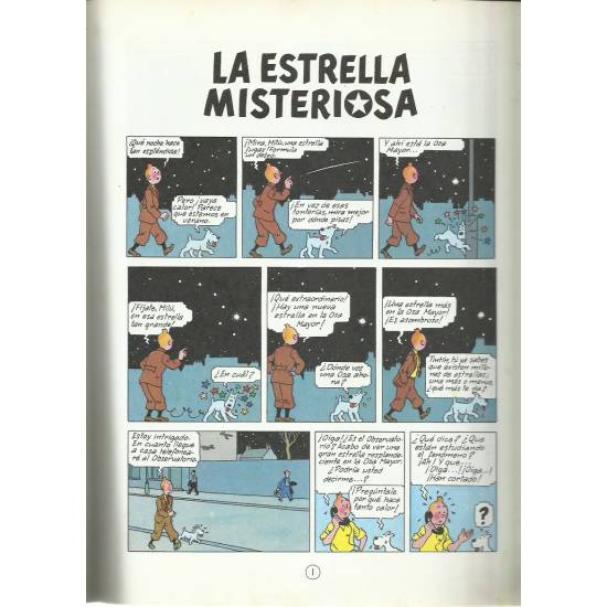 Las aventuras de Tintin La estrella misteriosa