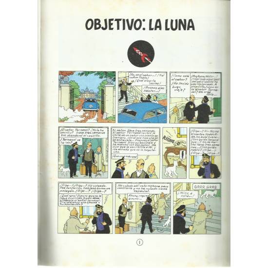 Las aventuras de Tintin Objetivo la Luna