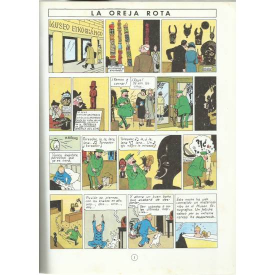 Las aventuras de Tintin La oreja rota