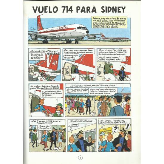 Las aventuras de Tintin Vuelo 714 para Sidney
