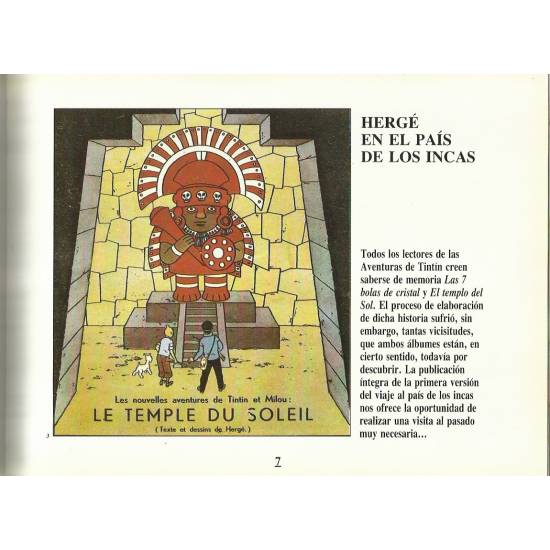 Las aventuras de Tintin El templo del Sol Versión original