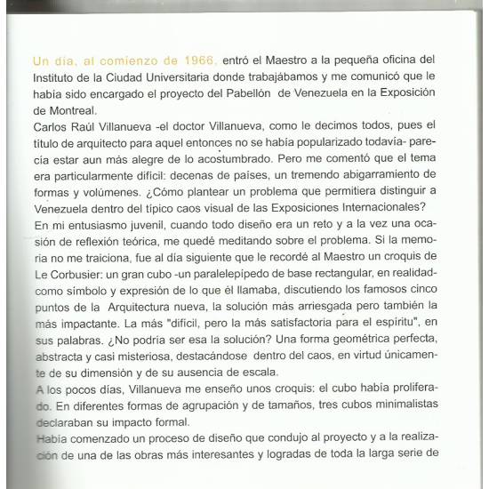 Crónica Tres Cubos en Montreal Villanueva