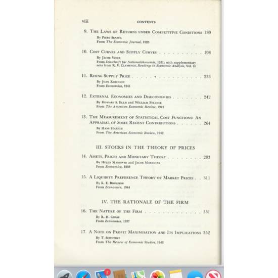 Readings in price theory