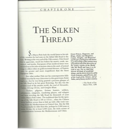 The silk road A history