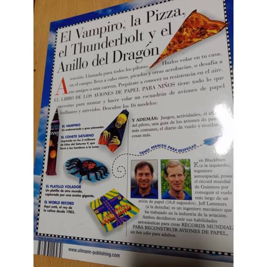 El libro de los aviones de papel para niños