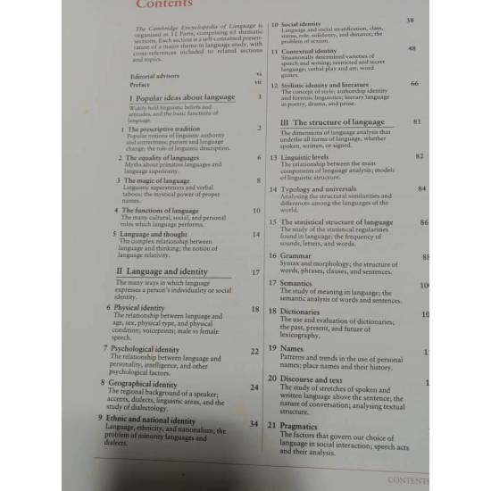 The Cambridge Encyclopedia of language