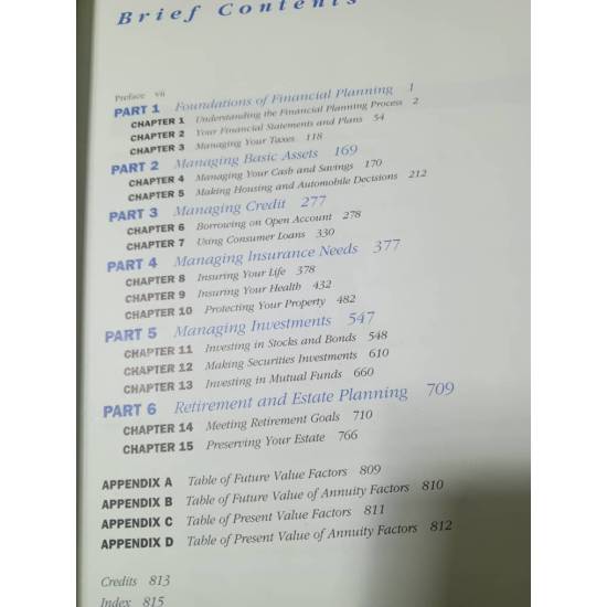 Personal Financial Planning