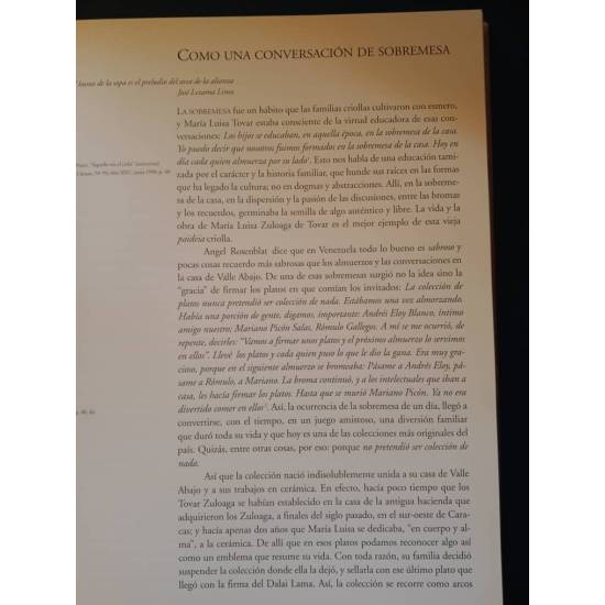 Artesanía y Cortesía Los platos de María Luisa Tovar