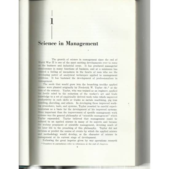 Models for production and operations management