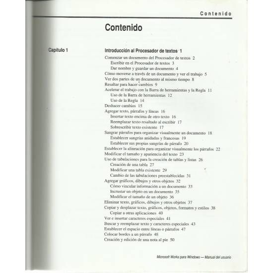 Microsoft Works Manual del usuario