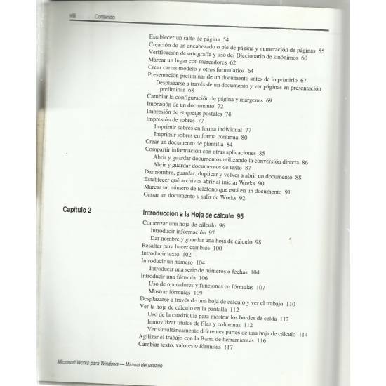Microsoft Works Manual del usuario