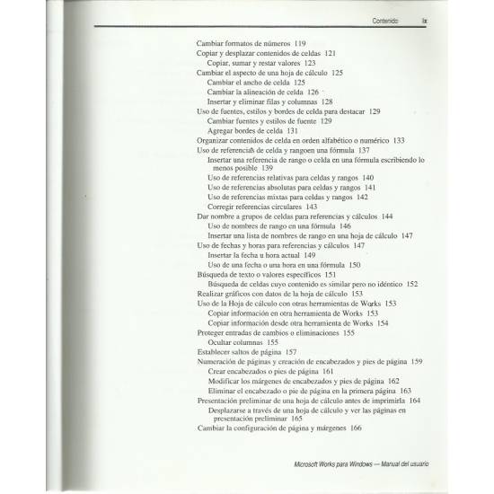 Microsoft Works Manual del usuario