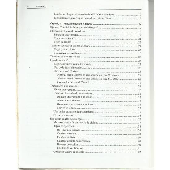 Microsoft Windows and MS-Dos 6 Manual del usuario