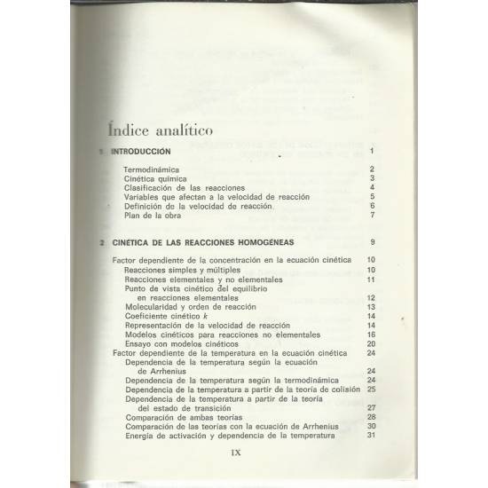 Ingeniería de las reacciones químicas