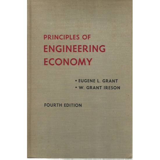 Principles of engineering economy