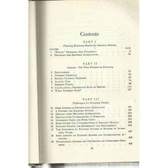 Principles of engineering economy