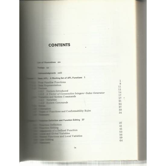 APL the language and its usage