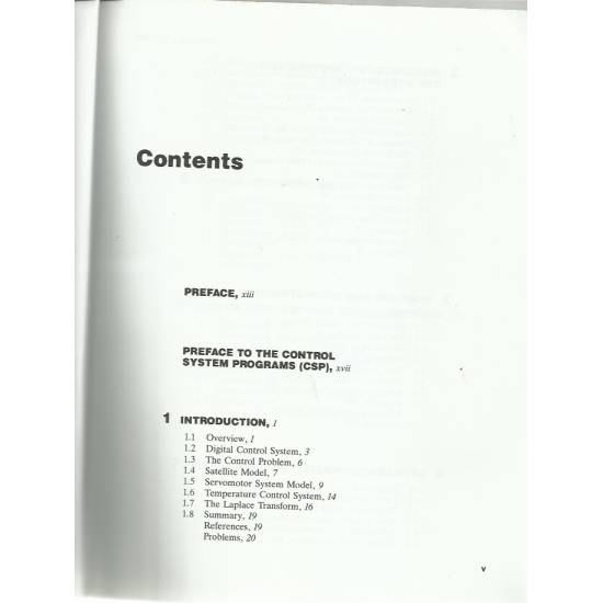 Digital Control System Analysis and Design