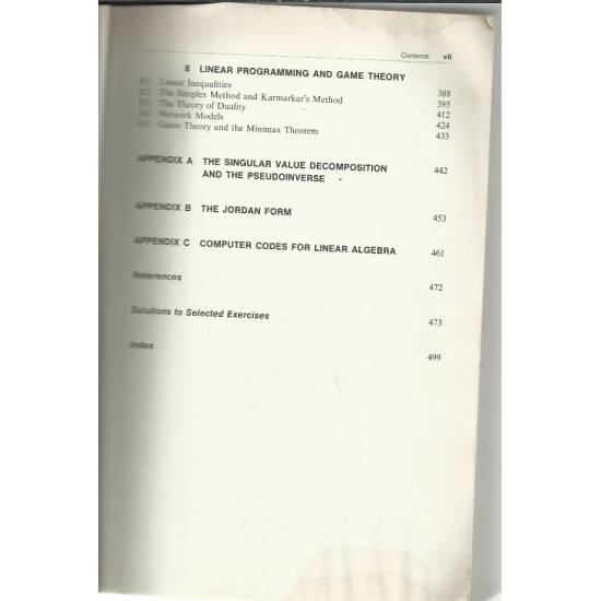 Linear Algebra and its applications