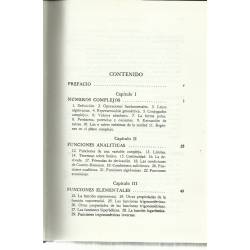 Elementos de variables complejas y aplicaciones