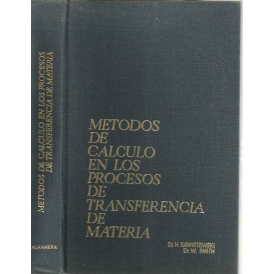 Métodos de cálculo en los procesos de transferencia de materia
