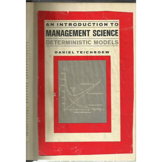 An introduction to management science deterministic models