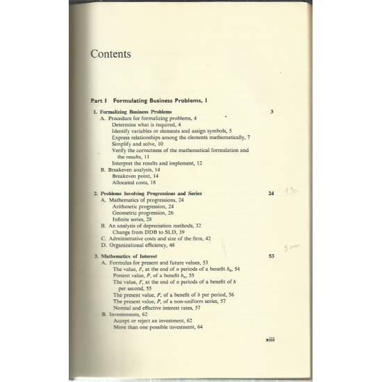 An introduction to management science deterministic models