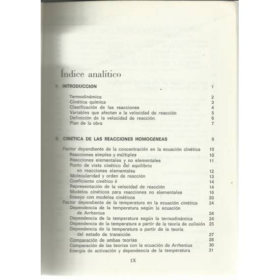 Ingeniería de las reacciones químicas