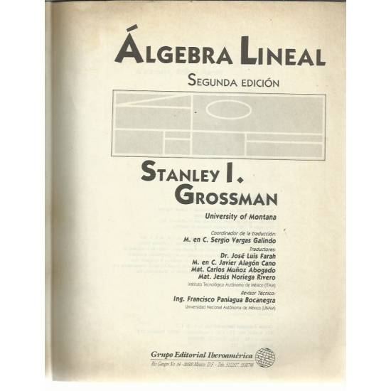 Algebra lineal