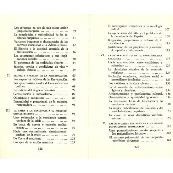 Ideologias y clases en la Espana contemporanea (1874-1931). Tomo II. Aproximacion a la historia social de las ideas
