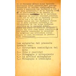 Mito e ideologia Mito e ideologia