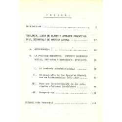 Ideologia, lucha de clases y aparatos educativos en el desarrollo de America Latina Ideologia, lucha de clases y aparatos educativos en el desarrollo de America Latina